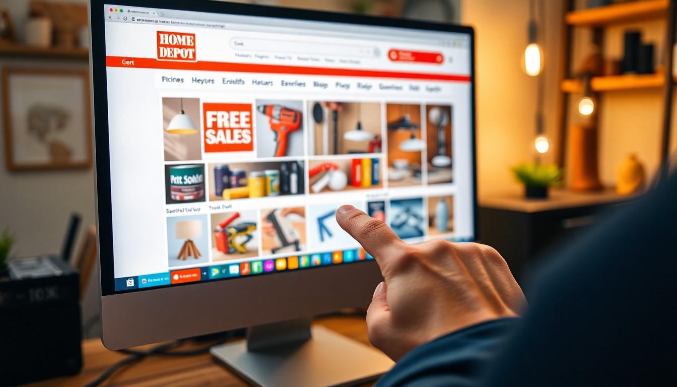 home depot online shopping cart